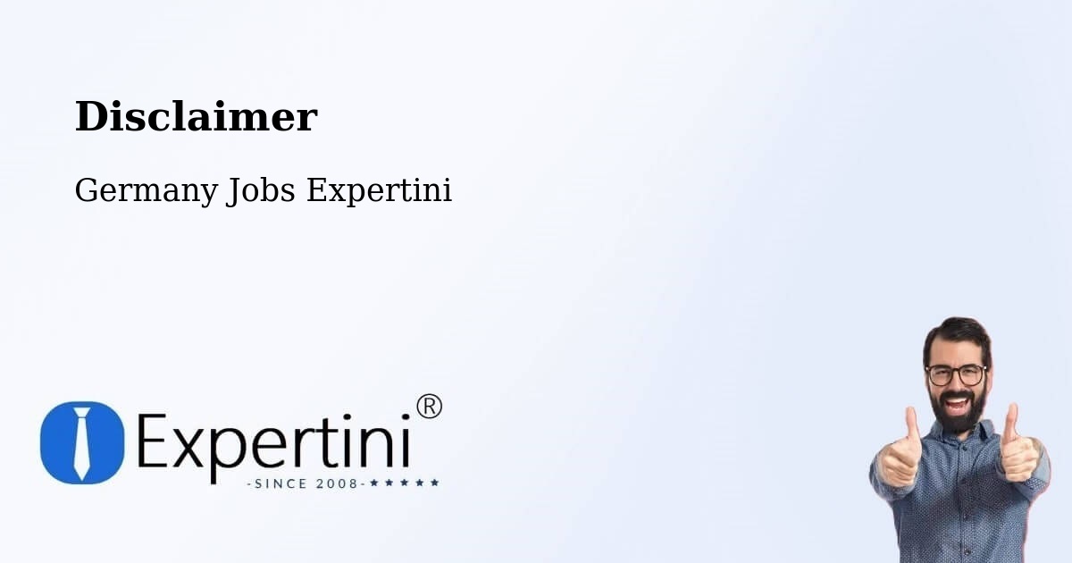 Disclaimer – Überherrn - Germany Jobs Expertini
